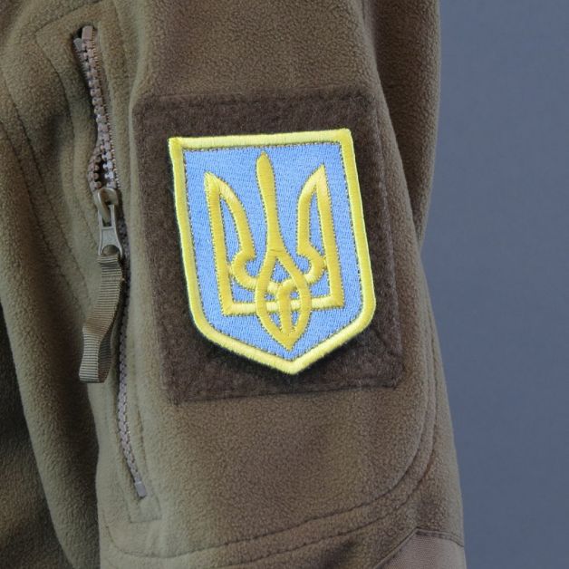 Нашивка герб Украины 90х70мм