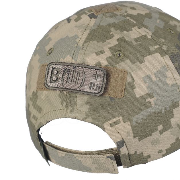 M-Tac нашивка група крові B(III) Rh+ MM14