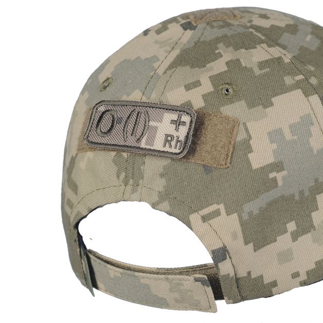 M-Tac нашивка група крові O(I) Rh+ MM14