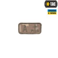 M-Tac нашивка група крові A+ Pos MM14