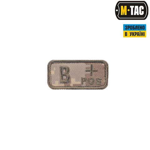 M-Tac нашивка група крові B+ Pos MM14