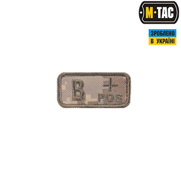 M-Tac нашивка група крові B+ Pos MM14