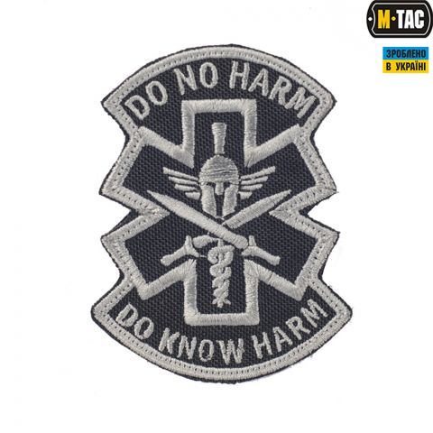 M-Tac нашивка Do No Harm чорна
