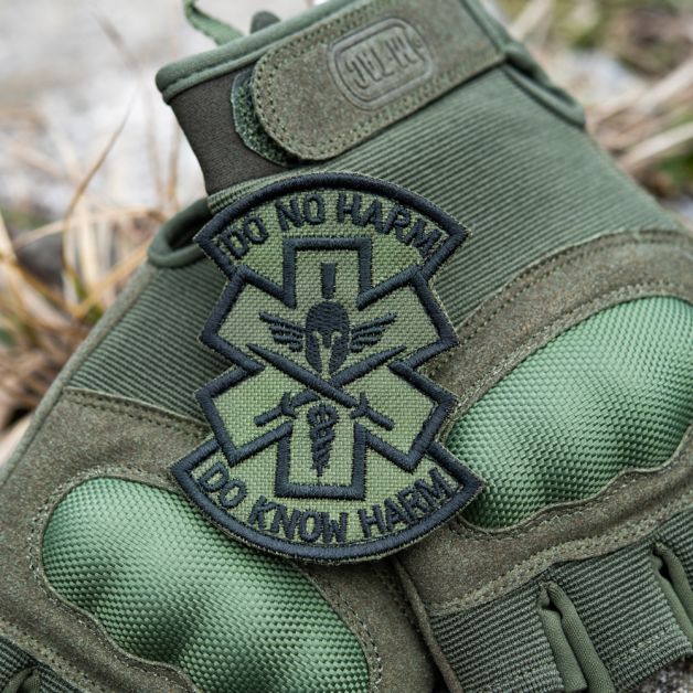 M-Tac нашивка Do No Harm олива