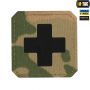 M-Tac нашивка Medic Cross Laser Cut Black/Multicam