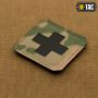 M-Tac нашивка Medic Cross Laser Cut Black/Multicam