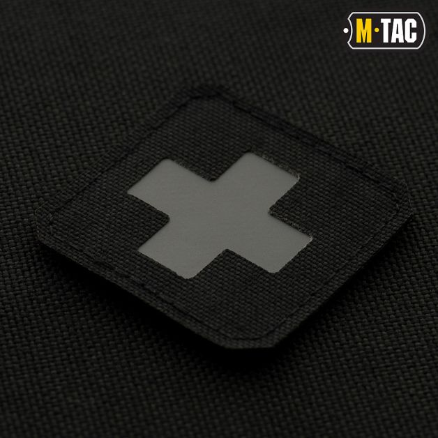 M-Tac нашивка Medic Cross Laser Cut Grey/Black
