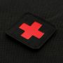 M-Tac нашивка Medic Cross Laser Cut Red/Black