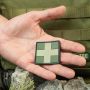 M-Tac нашивка Medic Cross Square ПВХ олива