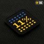 M-Tac нашивка 11% Laser Cut мала Black/Yellow/Blue