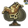 M-Tac нашивка Ace of Spades 3D ПВХ черный/койот