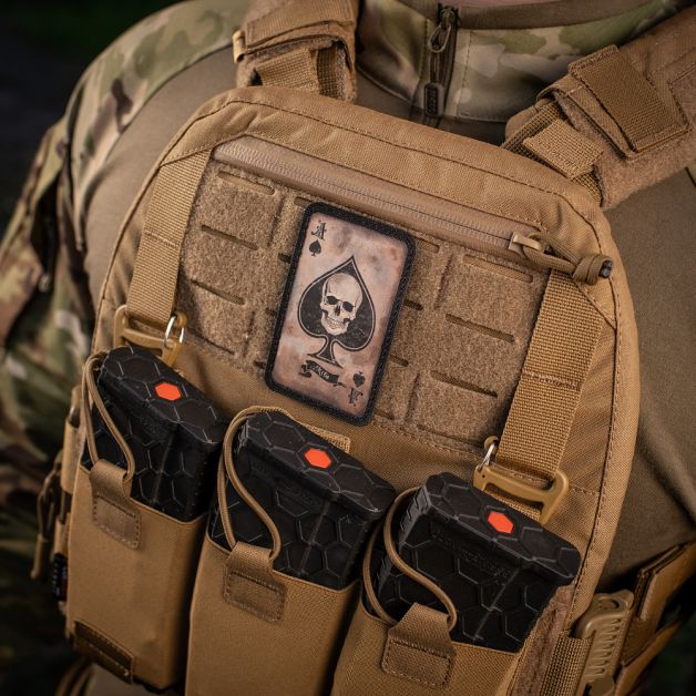 M-Tac нашивка Ace of Spades Coyote/Black