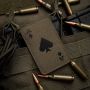 M-Tac нашивка Ace of Spades Laser Cut Black/Ranger Green