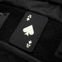 M-Tac нашивка Ace of Spades Laser Cut Black/світлонакопичувач