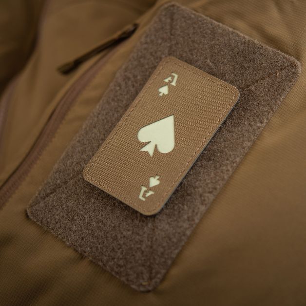 M-Tac нашивка Ace of Spades Laser Cut Coyote/світлонакопичувач