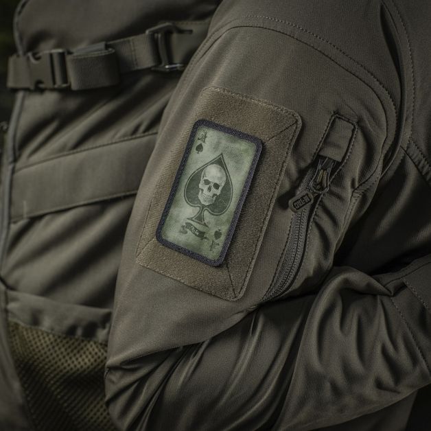 M-Tac нашивка Ace of Spades Ranger Green/Black