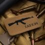 M-Tac нашивка AKM 7,62х39 Laser Cut Black/Coyote