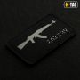 M-Tac нашивка AKM 7,62х39 Laser Cut Grey/Black