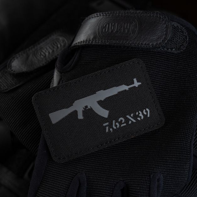 M-Tac нашивка AKM 7,62х39 Laser Cut Grey/Black