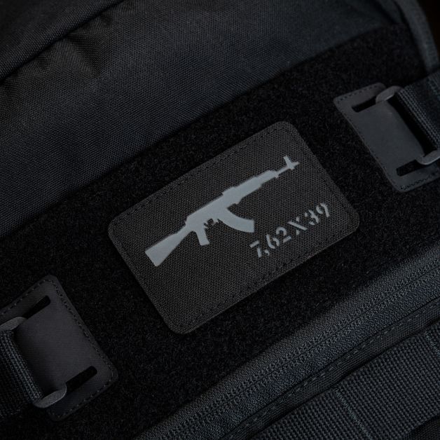 M-Tac нашивка AKM 7,62х39 Laser Cut Grey/Black