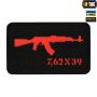 M-Tac нашивка AKM 7,62х39 Laser Cut Red/Black
