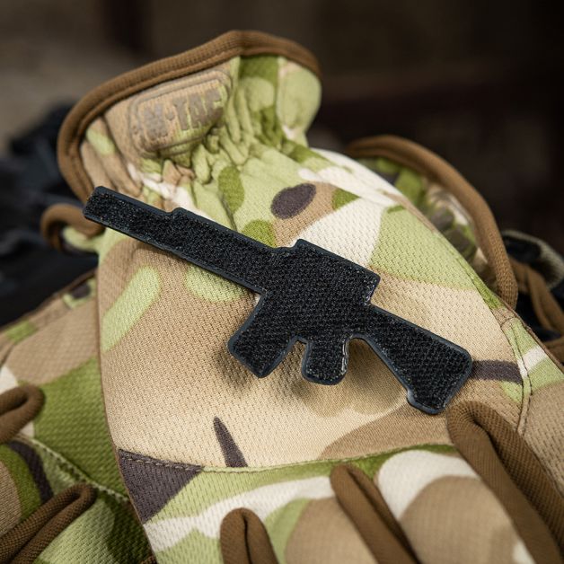 M-Tac нашивка AR-15 3D ПВХ койот