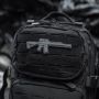 M-Tac нашивка AR-15 3D ПВХ темно-серая
