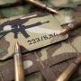M-Tac нашивка AR-15 223/5,56 Laser Cut Multicam/Black