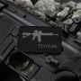 M-Tac нашивка AR-15 223/5,56 Laser Cut Black/Grey