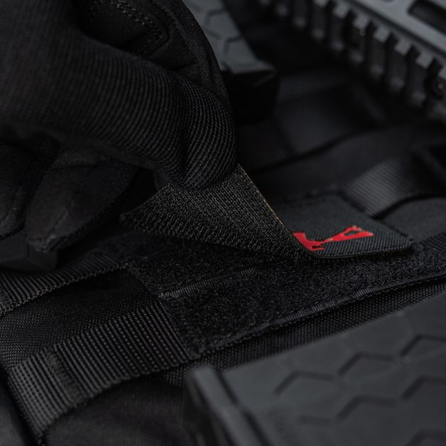 M-Tac нашивка AR-15 223/5,56 Laser Cut Black/Red