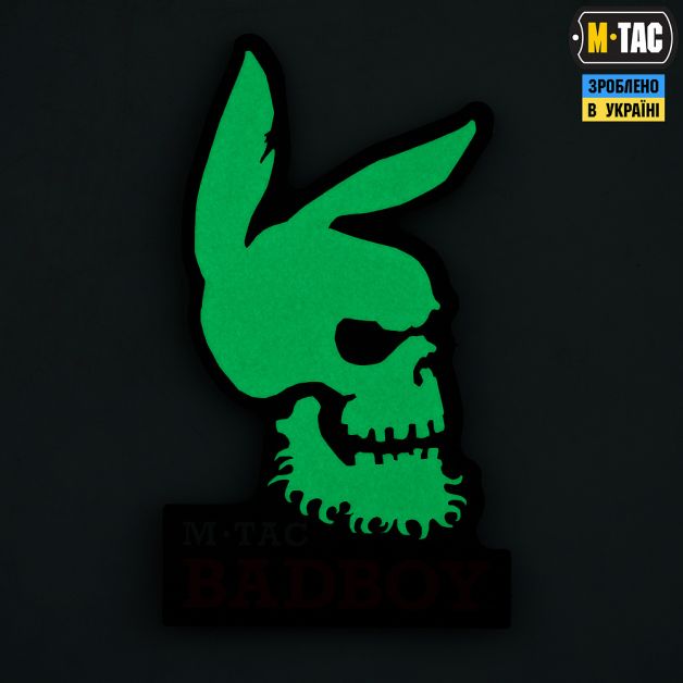 M-Tac нашивка Bad Boy Black/GID 