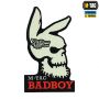 M-Tac нашивка Bad Boy (tattoo) Black/GID 