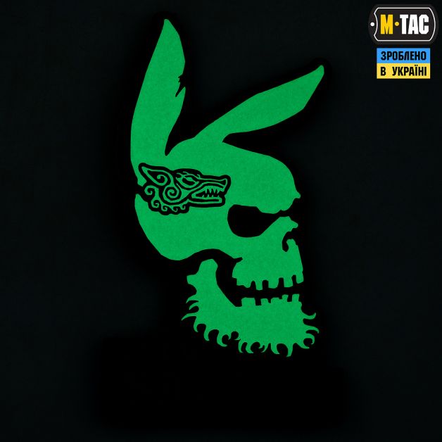 M-Tac нашивка Bad Boy (tattoo) Black/GID 