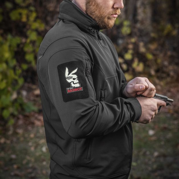 M-Tac нашивка Bad Boy (tattoo) Black/GID 