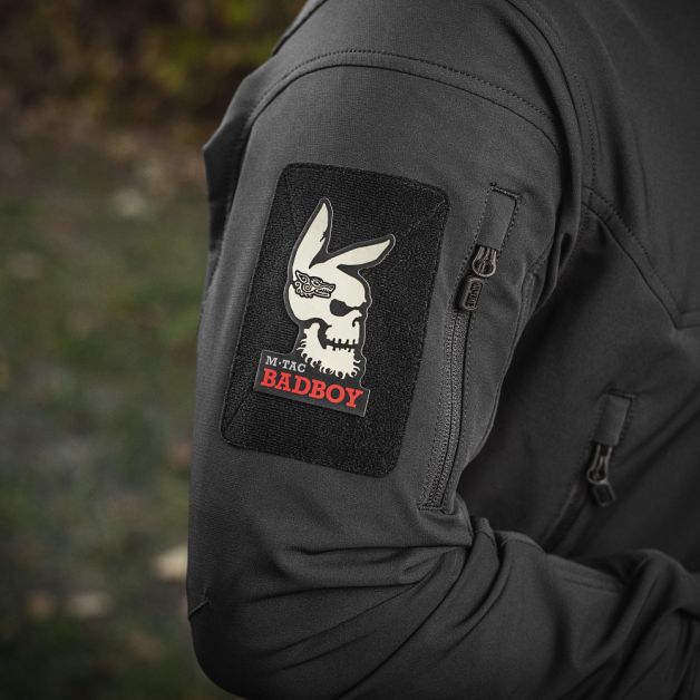 M-Tac нашивка Bad Boy (tattoo) Black/GID 