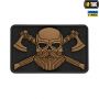 M-Tac нашивка Bearded Skull 3D ПВХ Black/Coyote