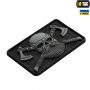 M-Tac нашивка Bearded Skull 3D ПВХ Black/Grey