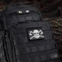 M-Tac нашивка Bearded Skull 3D ПВХ Black/White