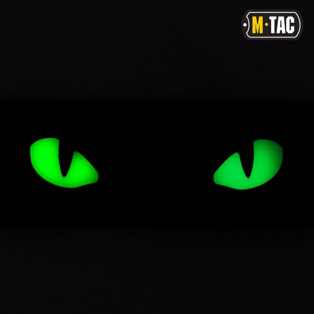 M-Tac нашивка Cat Eyes 3D ПВХ Black