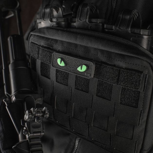 M-Tac нашивка Cat Eyes 3D ПВХ Black