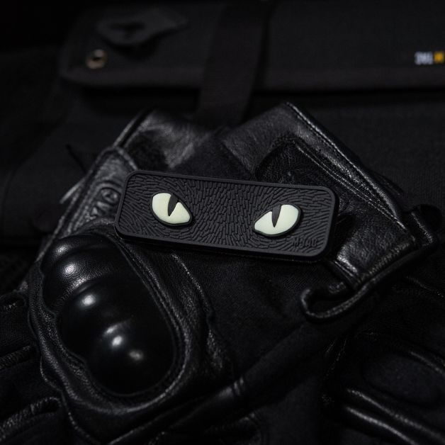 M-Tac нашивка Cat Eyes 3D ПВХ Black
