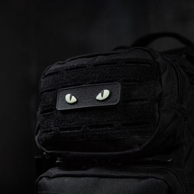 M-Tac нашивка Cat Eyes 3D ПВХ Black