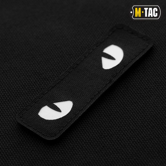 M-Tac нашивка Cat Eyes Laser Cut светонакопитель/Black