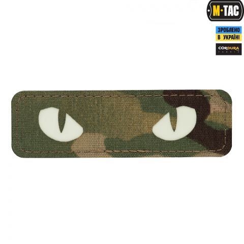 M-Tac нашивка Cat Eyes Laser Cut светонакопитель/Multicam