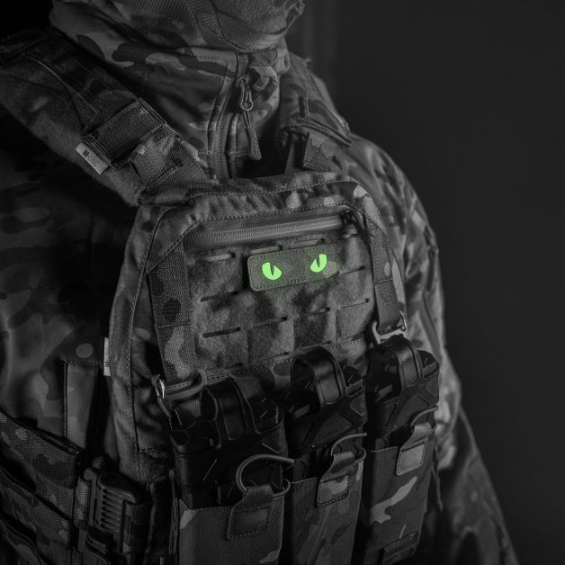 M-Tac нашивка Cat Eyes Laser Cut Multicam/світлонакопичувач