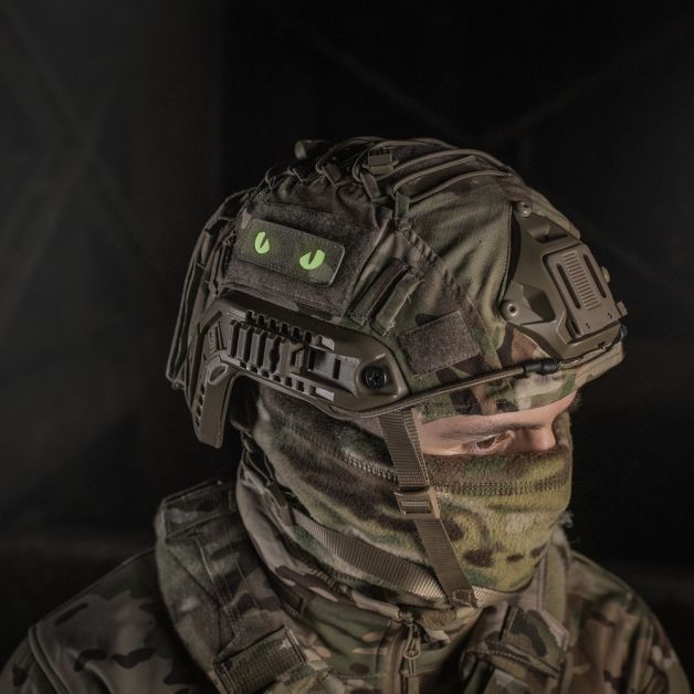 M-Tac нашивка Cat Eyes Laser Cut Multicam/світлонакопичувач