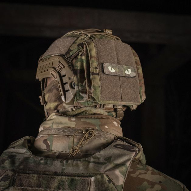 M-Tac нашивка Cat Eyes Laser Cut Multicam/світлонакопичувач