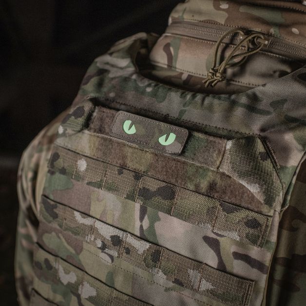 M-Tac нашивка Cat Eyes Laser Cut Multicam/світлонакопичувач