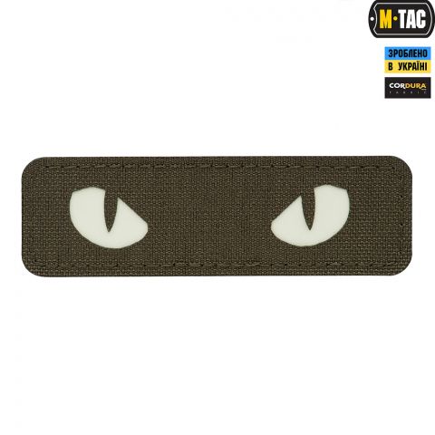 M-Tac нашивка Cat Eyes Laser Cut светонакопитель/Ranger Green