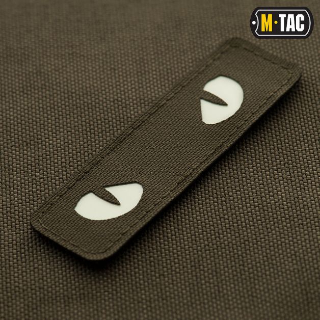 M-Tac нашивка Cat Eyes Laser Cut светонакопитель/Ranger Green